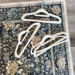 30 Cream Colored Velvet Hangers 