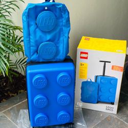 LEGO BAGS Carry-on and Backpack Luggage Suitcase Set