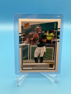 Jalen Hurts 2020 Donruss Rated Rookie Canvas #314