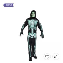Adult Glow-in-the-Dark Skeleton Costume