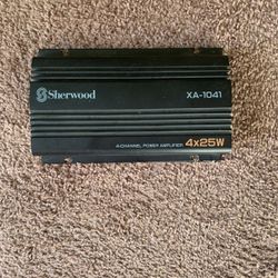 Vintage Sherwood XA-1041 4-Channel Car Amplifier – 4×25W
