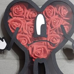 Bad Bunny Box With Faux Flowers