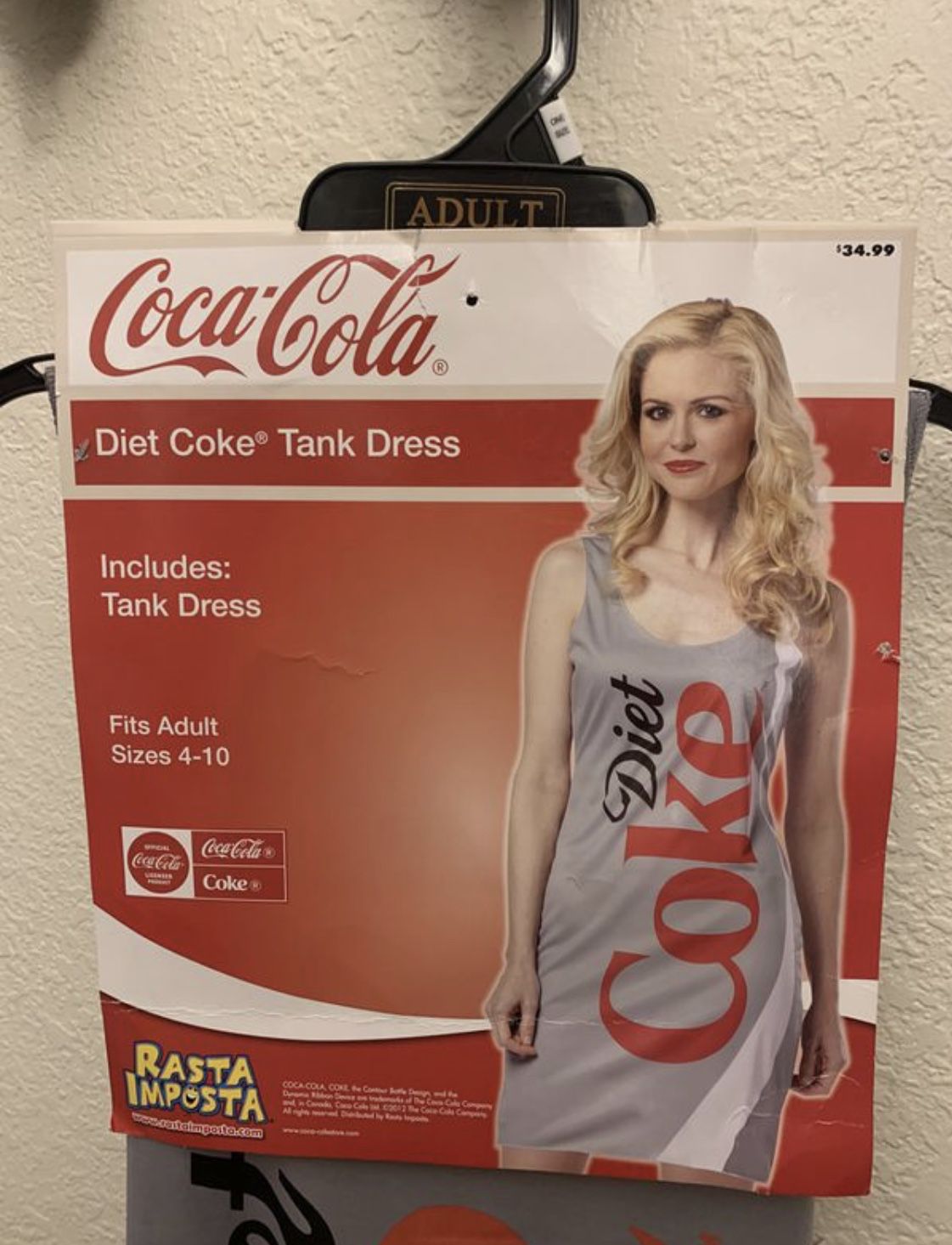 NWT Diet Coke Dress Costume
