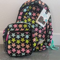 Backpack With Lunch Bag