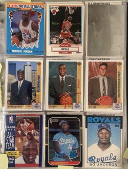 90s Basketball Cards Lots Of Jordan Bird And Magic Cards And A Coupr Bo Jackson Mlb Cards Dream Team Set And Allstar Sets