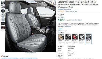 Feinepro Universal Full Set PU Leather Gray