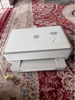 HP Envy 6000 printer w/ paper