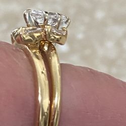 Unique Bridal Set diamond ring