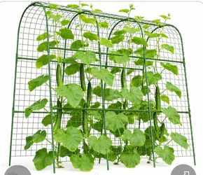 Trellis Bed 32" L x 48" H, U-Shape Garden Trellis for Climbing Plants