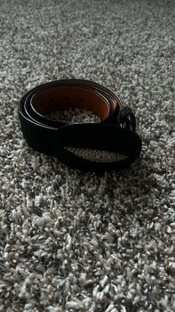 Los Caporales rhinestone stingray Hispanic Belt
