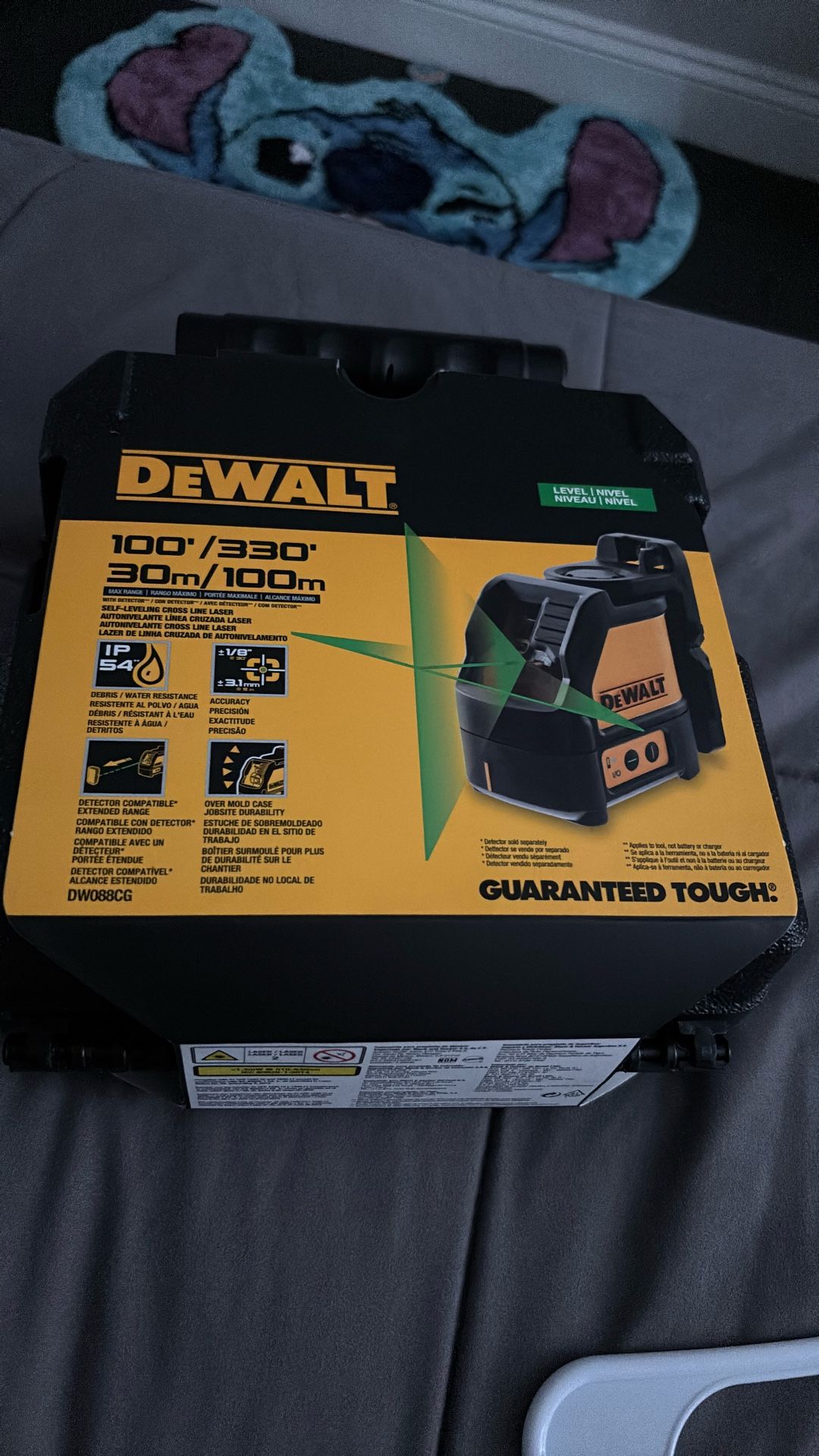 Dewalt Self Leveling Cross Line Laser