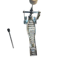 Bass Drum Kick Pedal – Chrome – Smooth Action – Ready To Play
