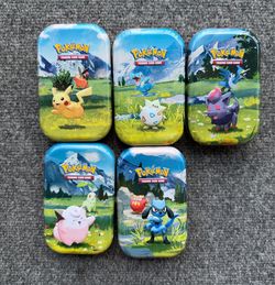 pokemon ascended heroes mini tins empty tjns