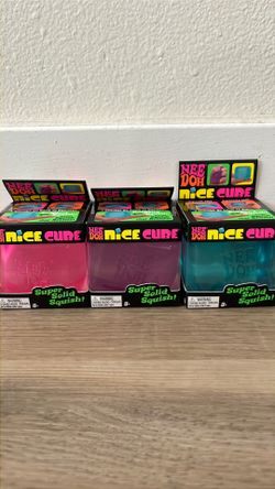 Original Authentic Needoh Nice Cube solid color