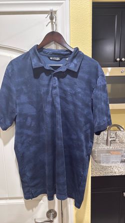 Travis Mathews XXL BLUE GOLF POLO SHIRT