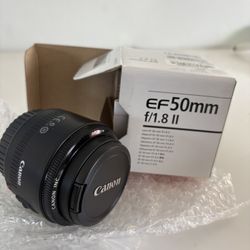 Canon EF 50mm F/1.8 II Lens