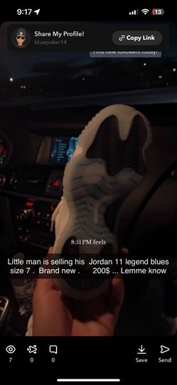 Jordan 11 Legend Blue