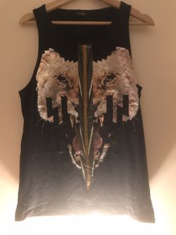 marcelo burlon vest black size:M pre-own