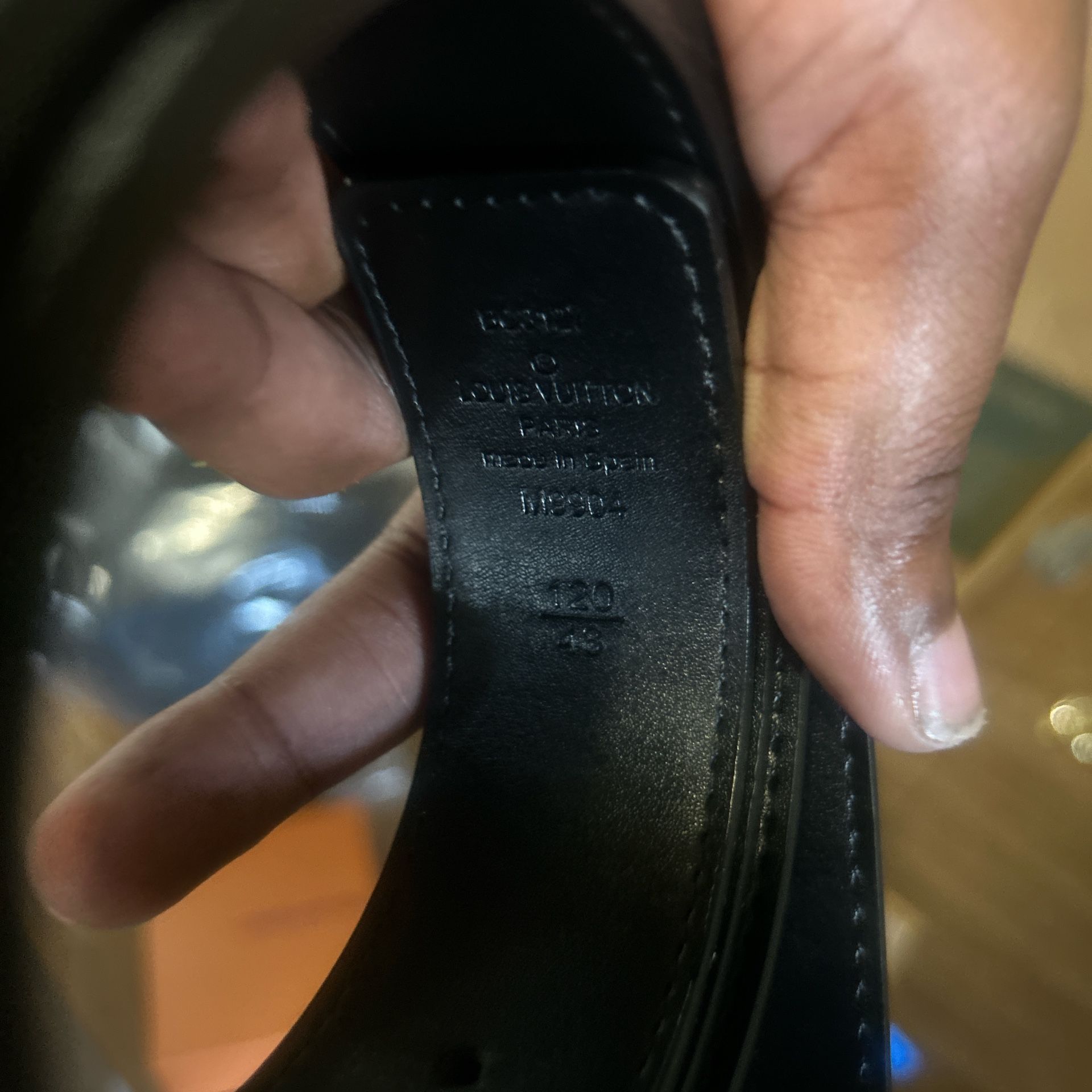 Louis Vuitton belt fits size 32-40