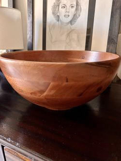 Large Wood Bowl