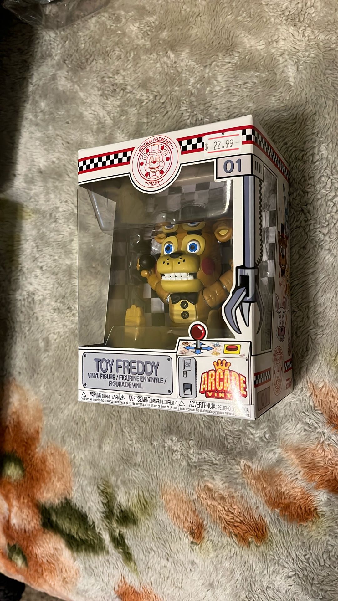 Arcade vinyl toy freddy funko