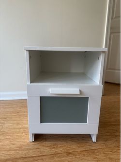 IKEA white bedside table nightstand