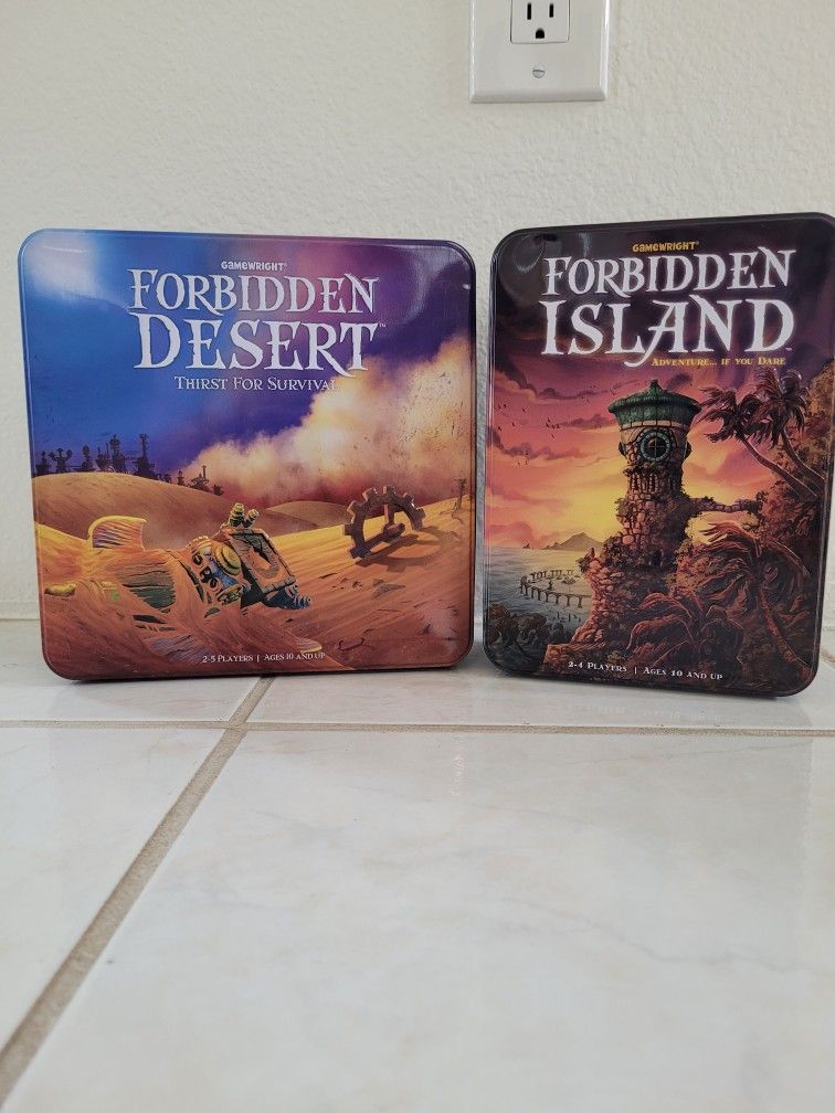 2 Games - Forbidden Island and Forbidden Desert