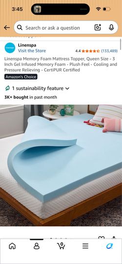 Queen Foam mattress topper