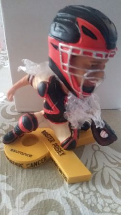 Buster Posey cancer awareness bobble head new in box