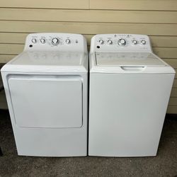 GE Washer And Electric Dryer 