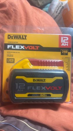 Dewalt lithium ion Battery flexvolt12H