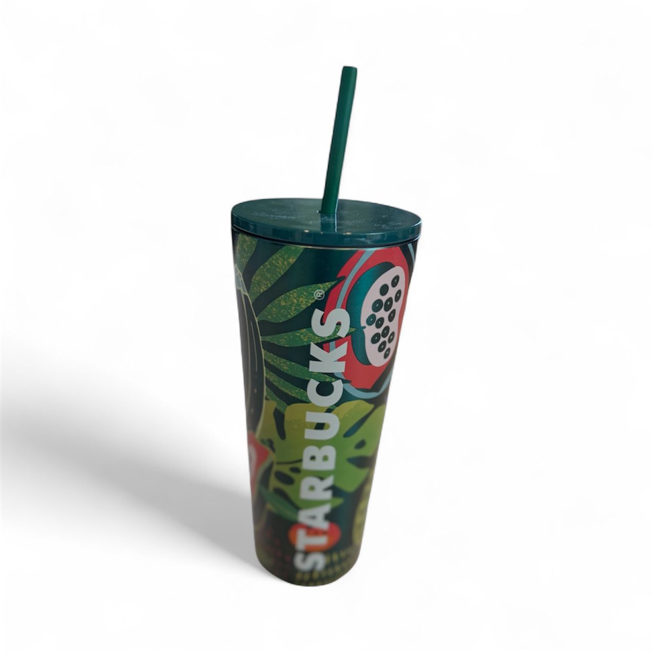 Starbucks 24 Ounce Hawaii Collection Starbucks, Steel Cold Cup Tropical Print