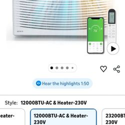 AC Unit/heater/dehumidifier and Fan