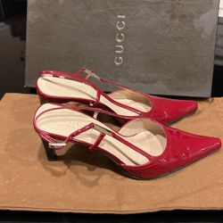 Gucci Sling Back Shoes 