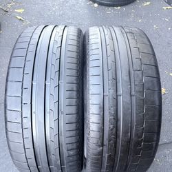 Tengo Un Par De Llantas En Muy Buenas Condiciones Marca Continental 265/40 R22 XL Instalación Y Balanceo Por El Mismo Precio