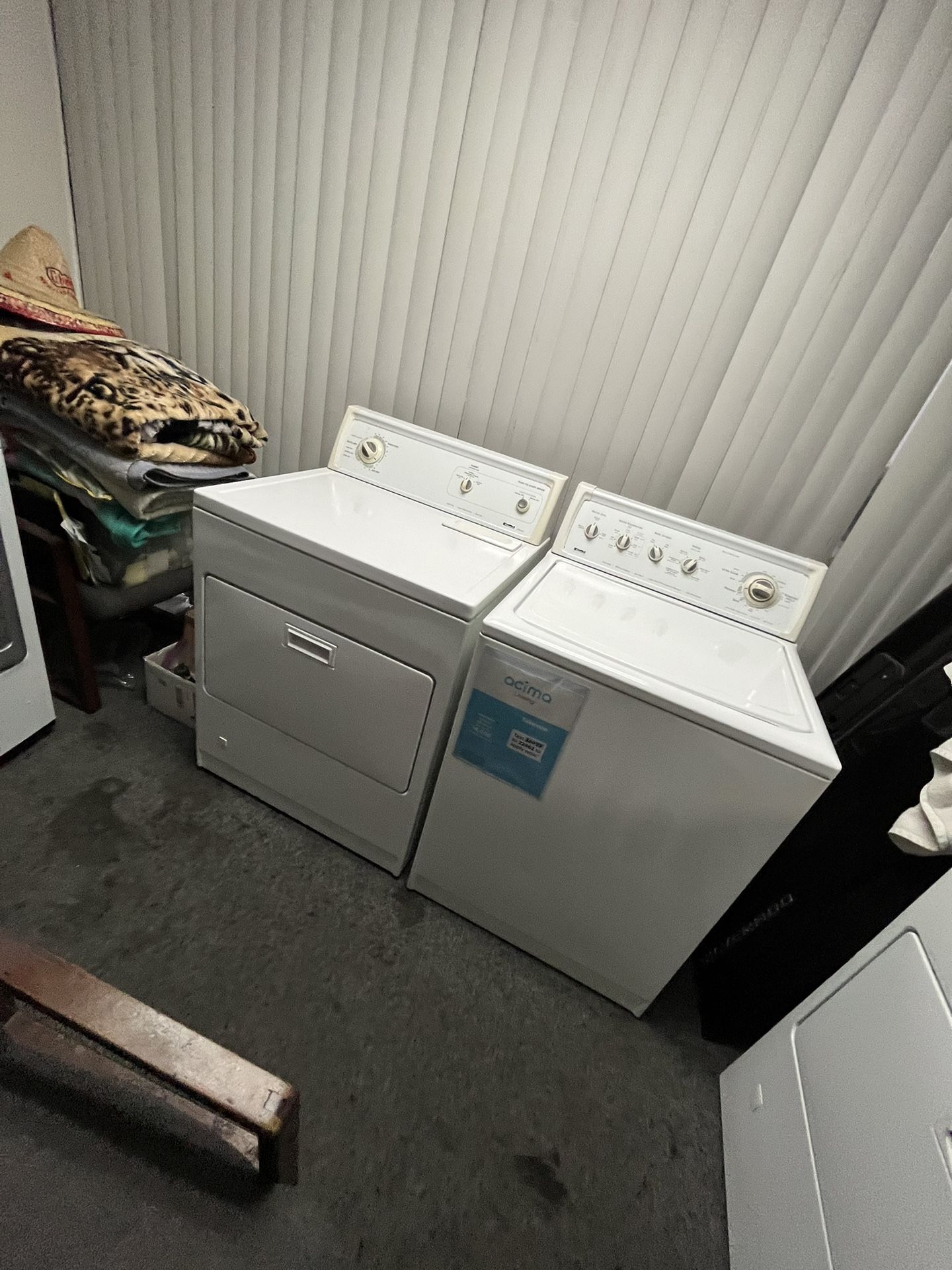 KENMORE TOP LOAD WASHER AND DRYER GAS