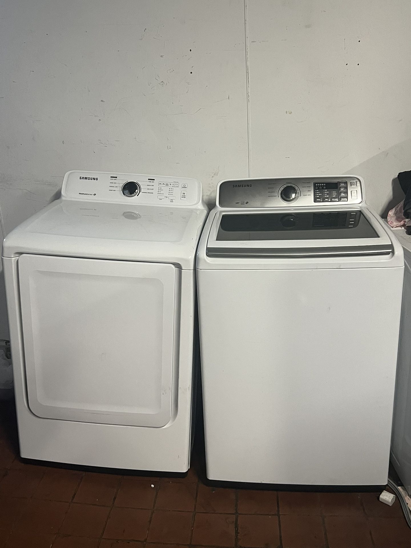 Samsung washer and gas dryer/lavadora y Secadora de gas