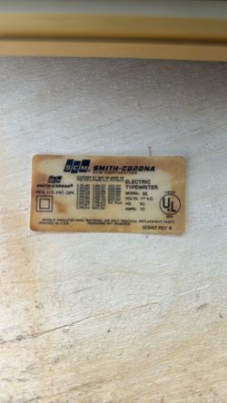 Smith Corona Vintage Typewriter 