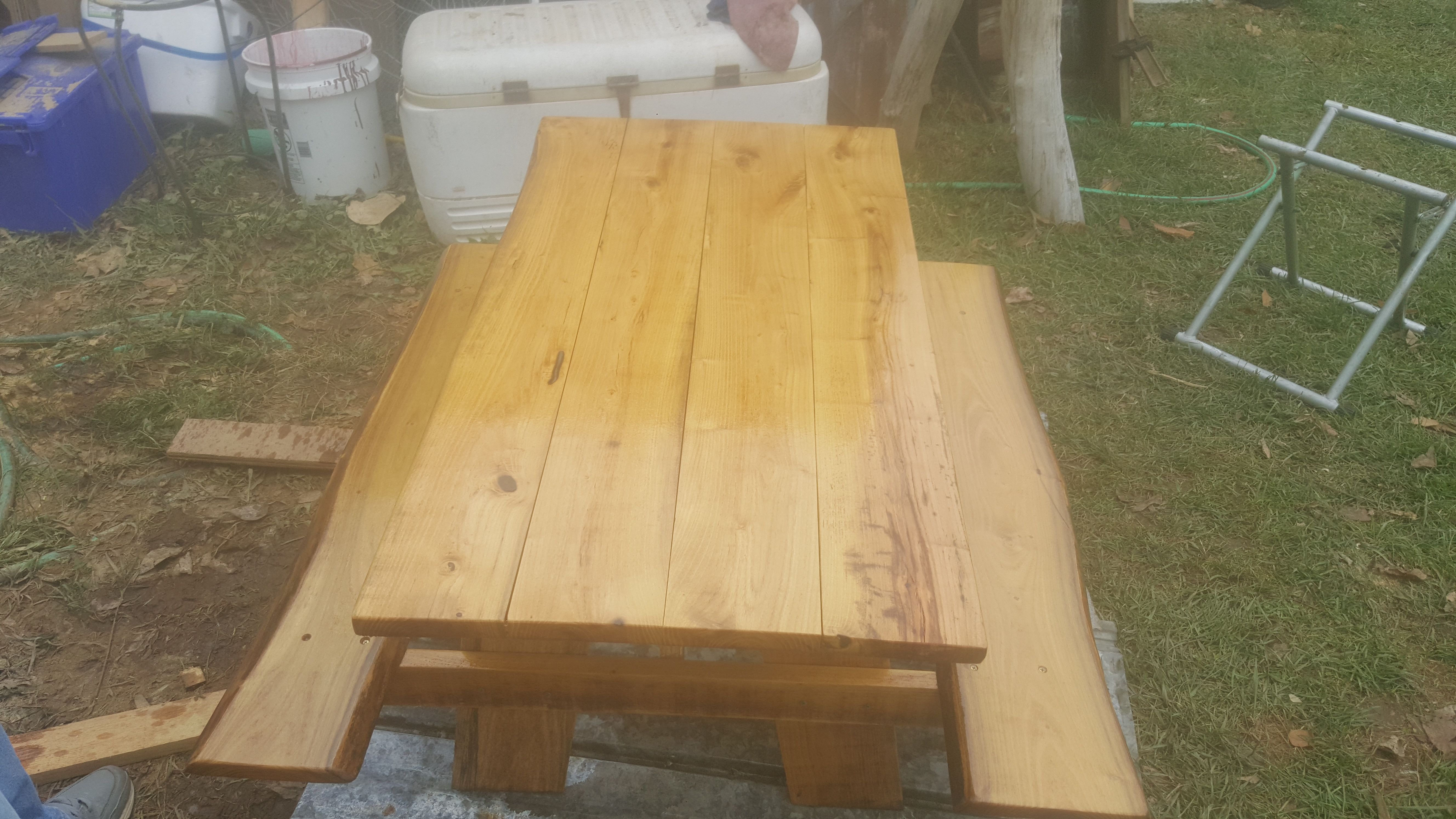 Kid size picnic table