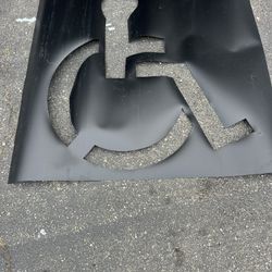 Handicap Stencil 