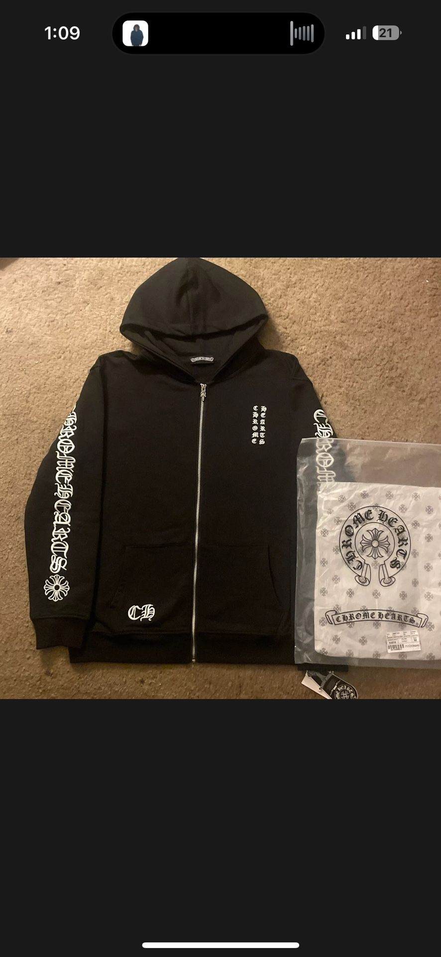 Chrome Hearts Los Angeles Zip Up