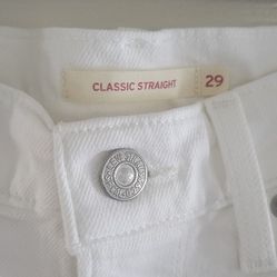Women's White Denim Levi's 
