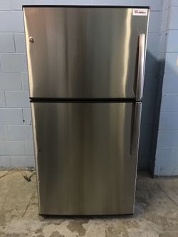 Brand New Scratch & Dent GE Stainless Steel 21 Cu Ft Refrigerator