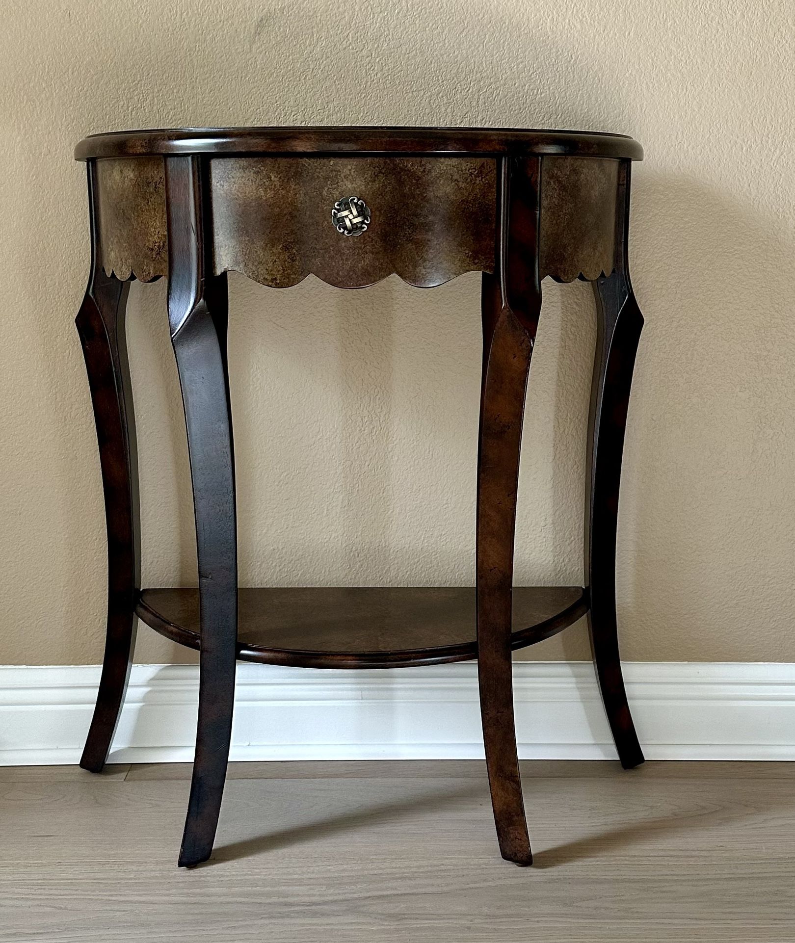 BOMBAY Half Moon Side Table
