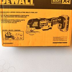 📌DEWALT 20V MAX XR Cordless Brushless 3-Speed Oscillating Multi Tool with (1) 20V 2.0Ah Battery and Charger (PRECIO FIRME NO MENOS👉$130