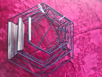 Floating shelves hexagon shape