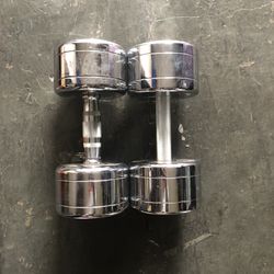 Set Of 45 Pound Dumbbells