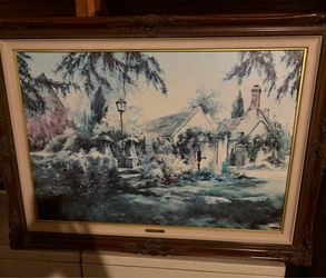 Marty Bell Icomb Village Garden Limited Edition