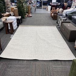 ✨🩶 Abstract Delia Distressed Wool Area Rug – Ivory/Gray – 8’ x 10’ | NEW 🩶✨ 