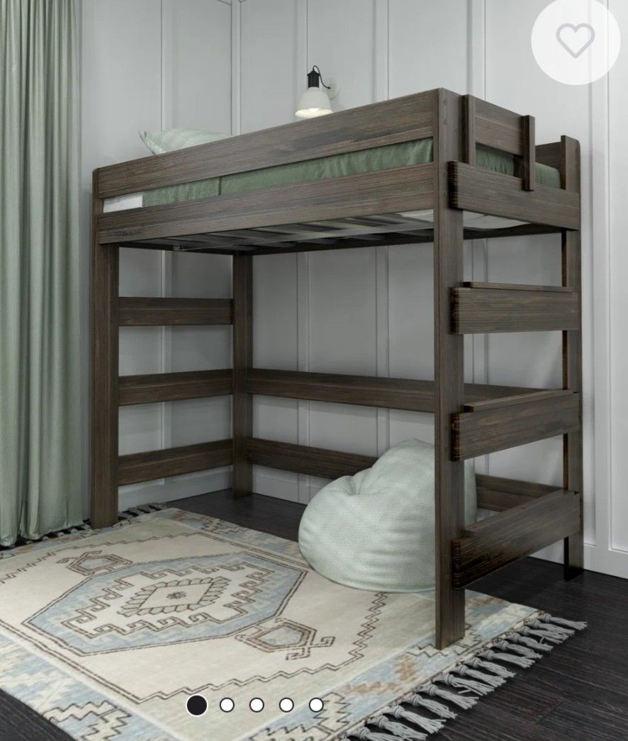 A Great Loft Bed! (We'll Include A Twin Mattress And LED Lights)
